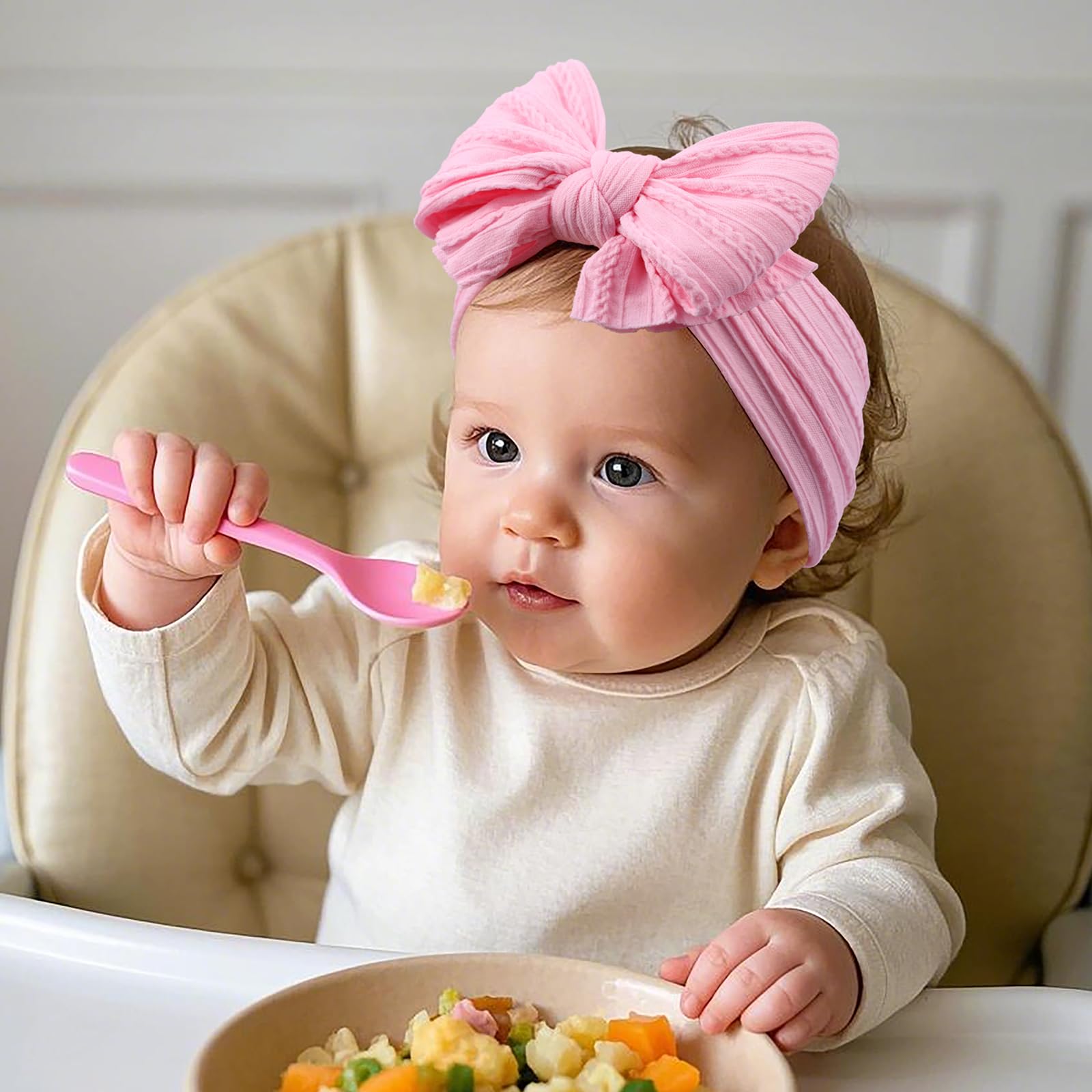 LemonSpace white headband pairs with multiple outfits for everyday wear