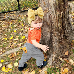 LemonSpace nylon headband light yellow demonstrates comfy all-day wear.