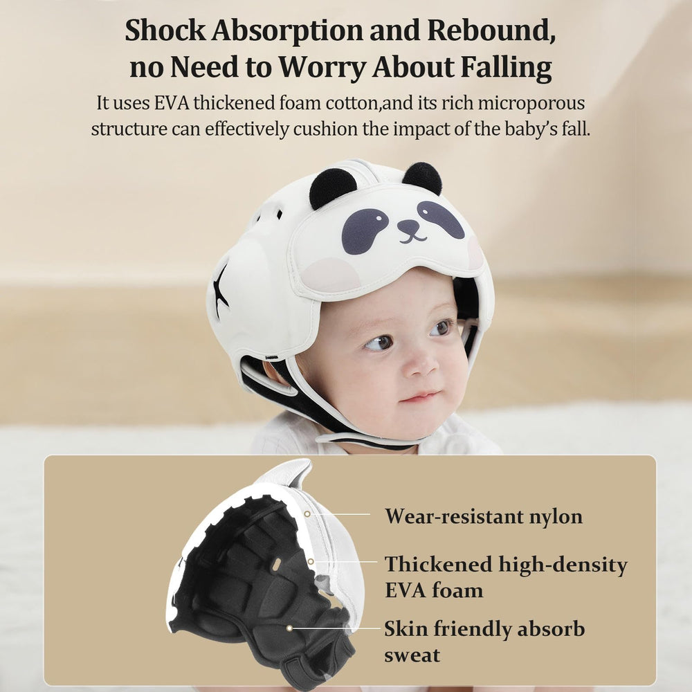 Lemrok MamboBaby helmet growth-fit illustrates age-adjustable shell for 10–24 months.