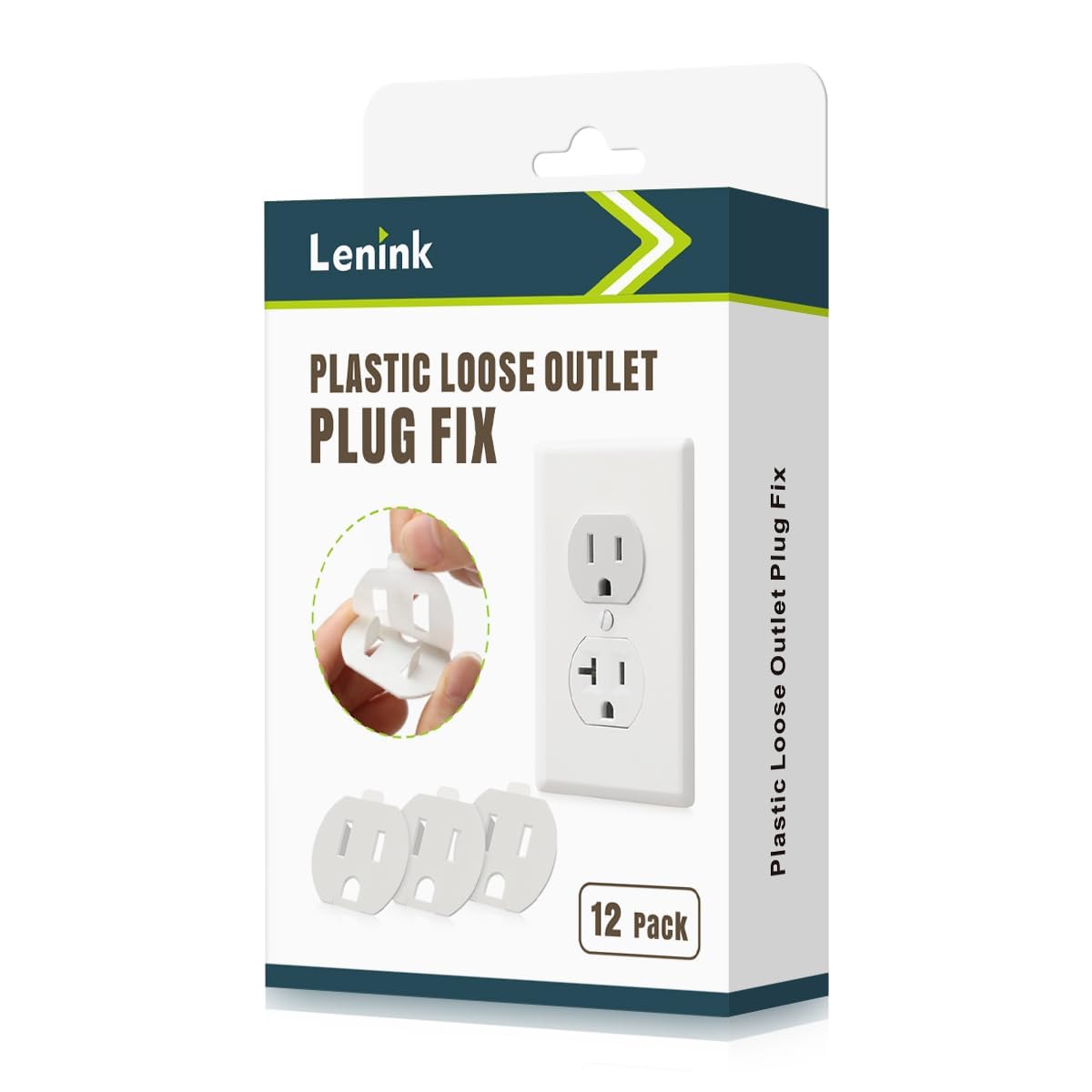 Lenink loose outlet fix 12-pack offers a compact, cost-saving outlet solution.