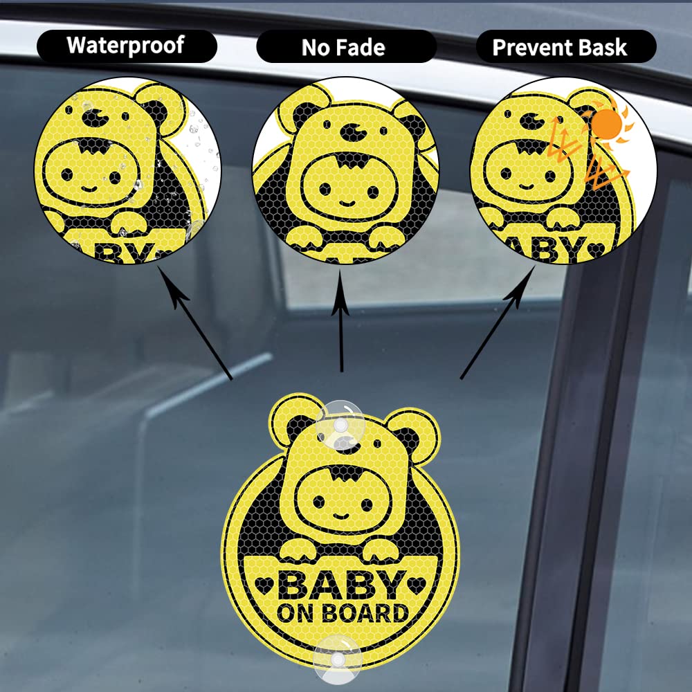 Leniutor Koala On Board sticker dual-use design simplifies installation