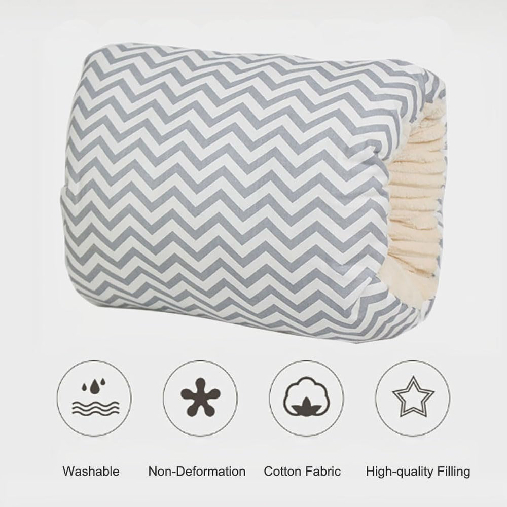 LENOTEX multi-use nursing pillow supports both breastfeeding and bottle feeding