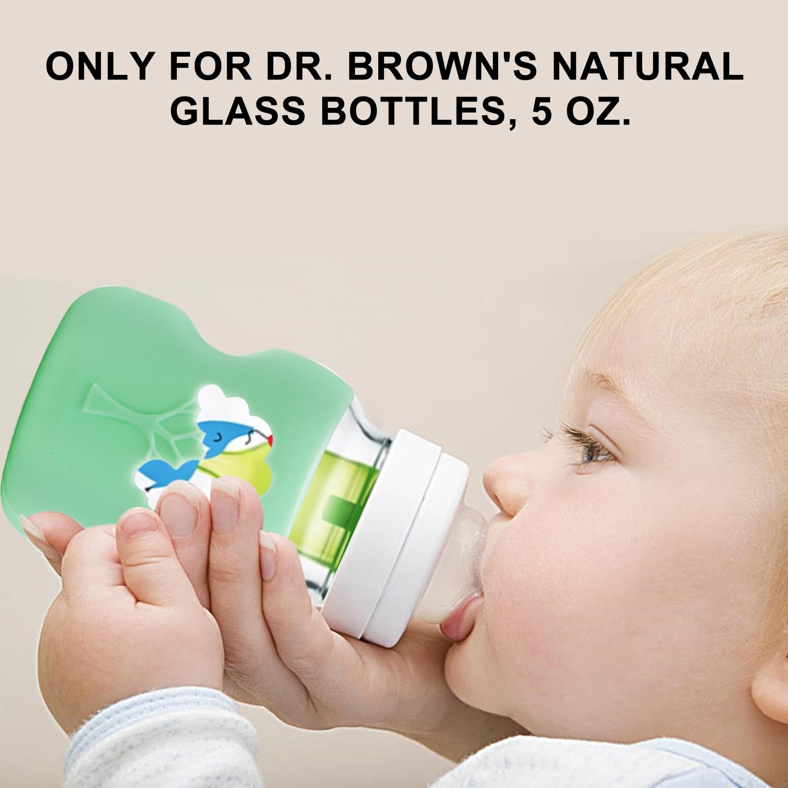 Lenpestia bottle sleeve is dishwasher and sterilizer safe for busy parents.