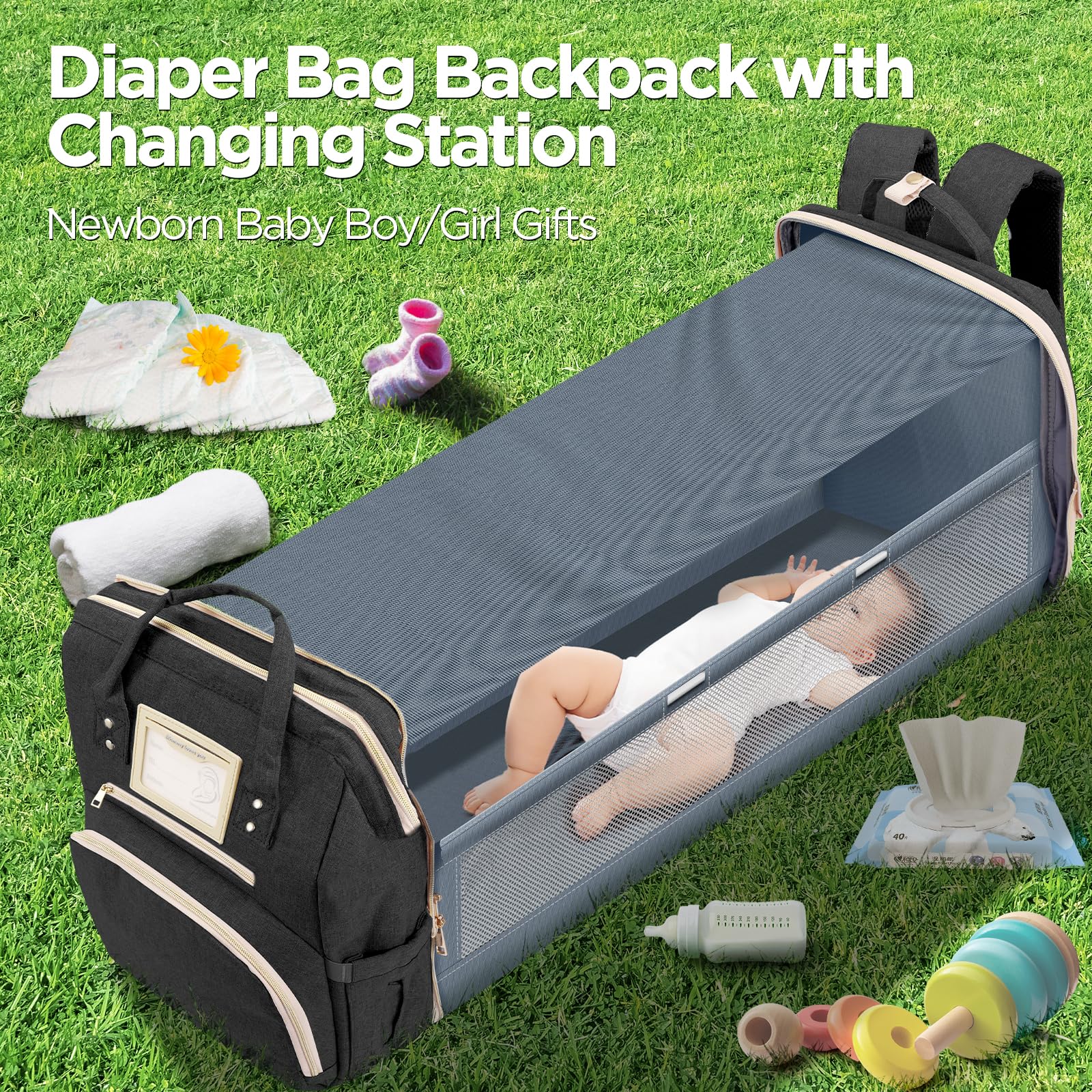 Lenski easy-access-zippers-wide-opening enables quick access to essentials.