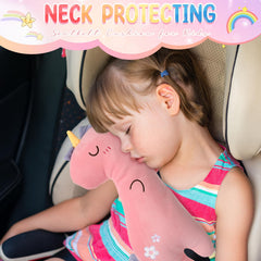 Lenwen seat belt pillow fabric closeup shows soft, breathable material for comfortable travel.