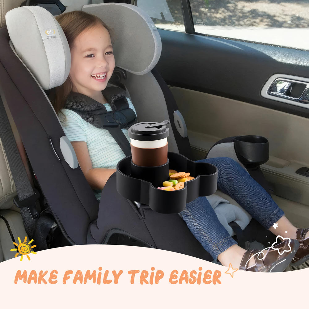 LEORAY car travel tray designed for busy families on road trips