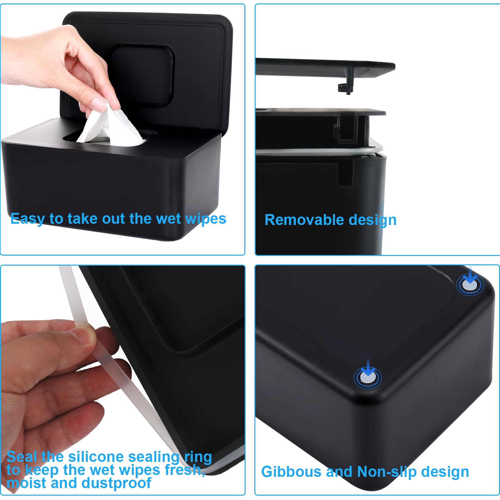 LEQXGO dispenser shows easy refill access for quick restocks.