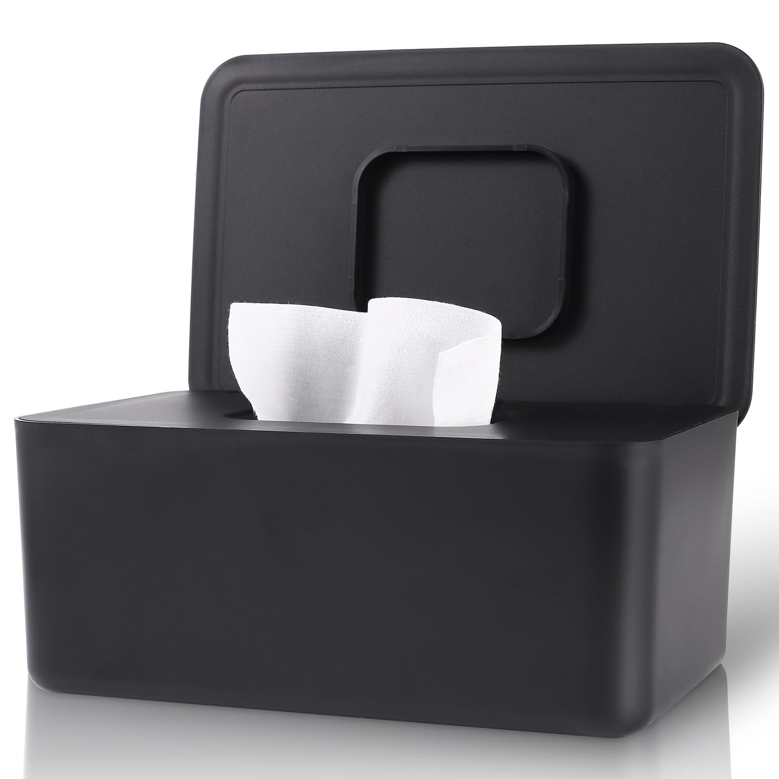 LEQXGO baby wipes dispenser sealed lid preserves moisture for fresh wipes.