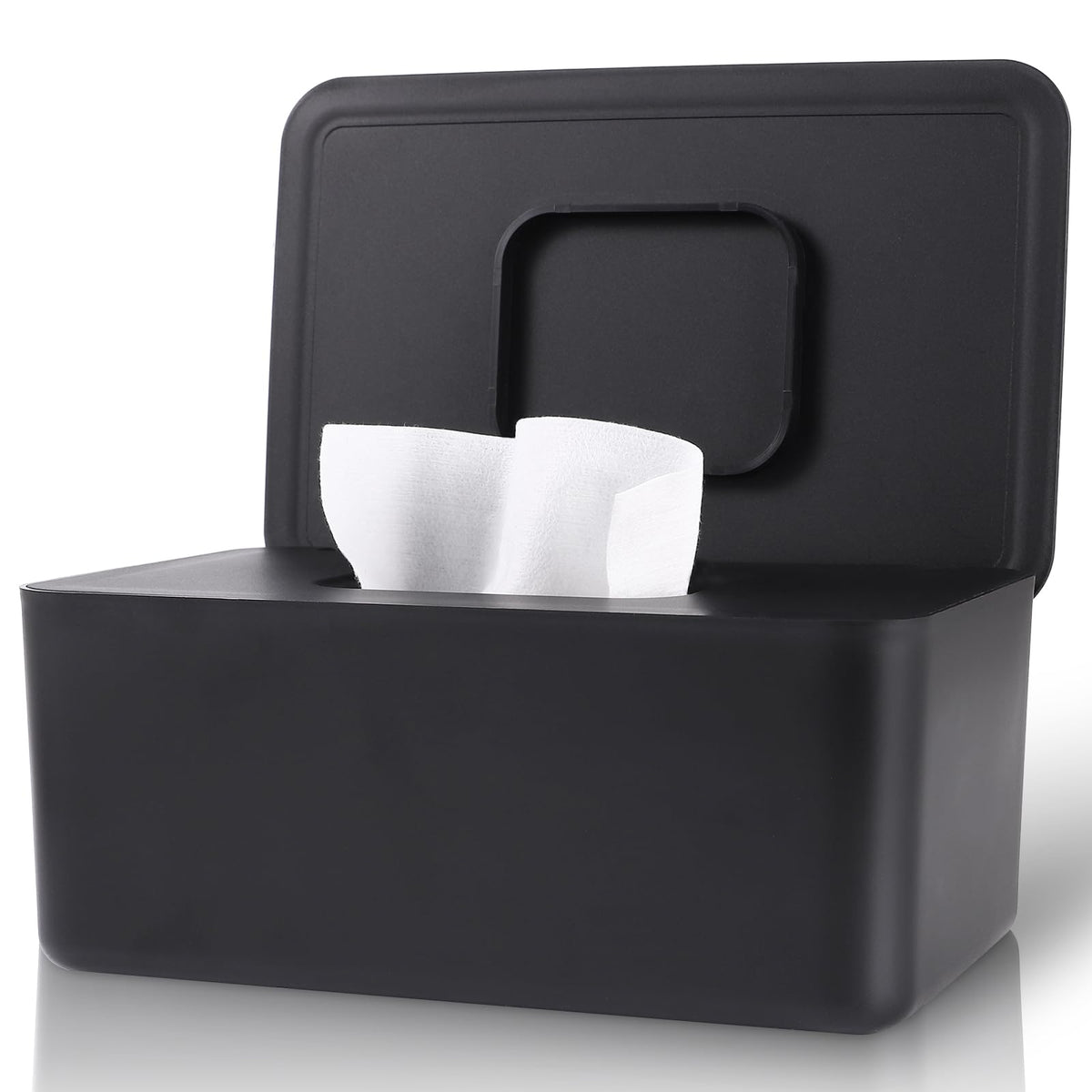 LEQXGO baby wipes dispenser sealed lid preserves moisture for fresh wipes.