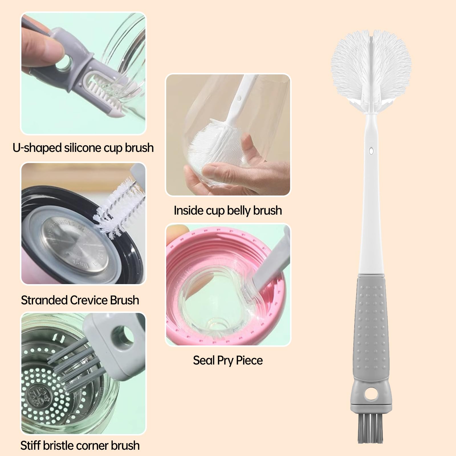LERAO slit brush tackles narrow openings for precise cleaning.