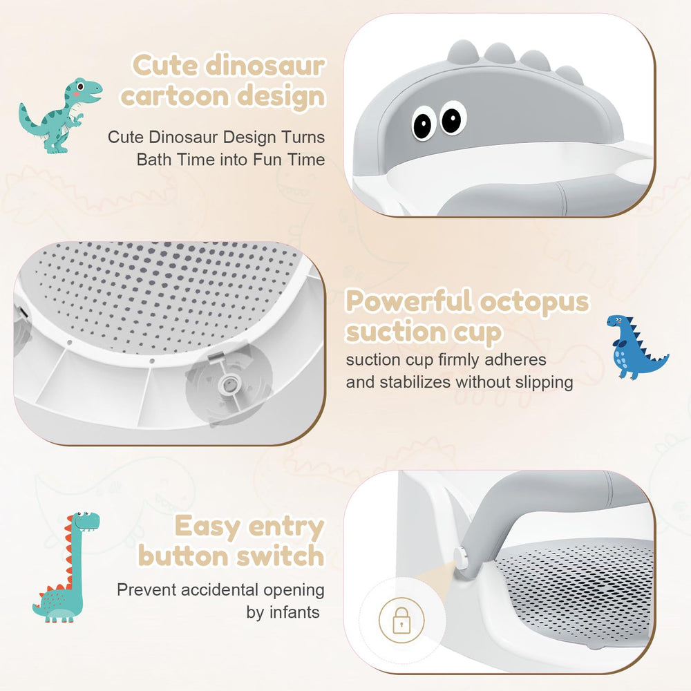 Lerrutue easy tool-free setup simplifies bath time installation and bonding.