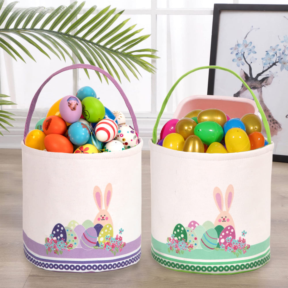 LessMo personalized Easter basket shows name print for a unique gift.