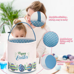 LessMo personalized Easter basket with name print for a memorable keepsake