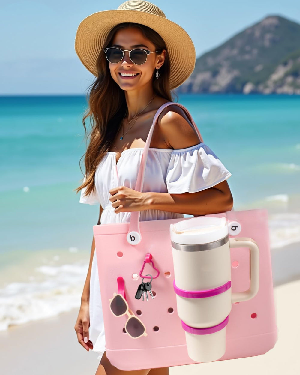 LETGO beach-day organization helps keep items reachable during pool days