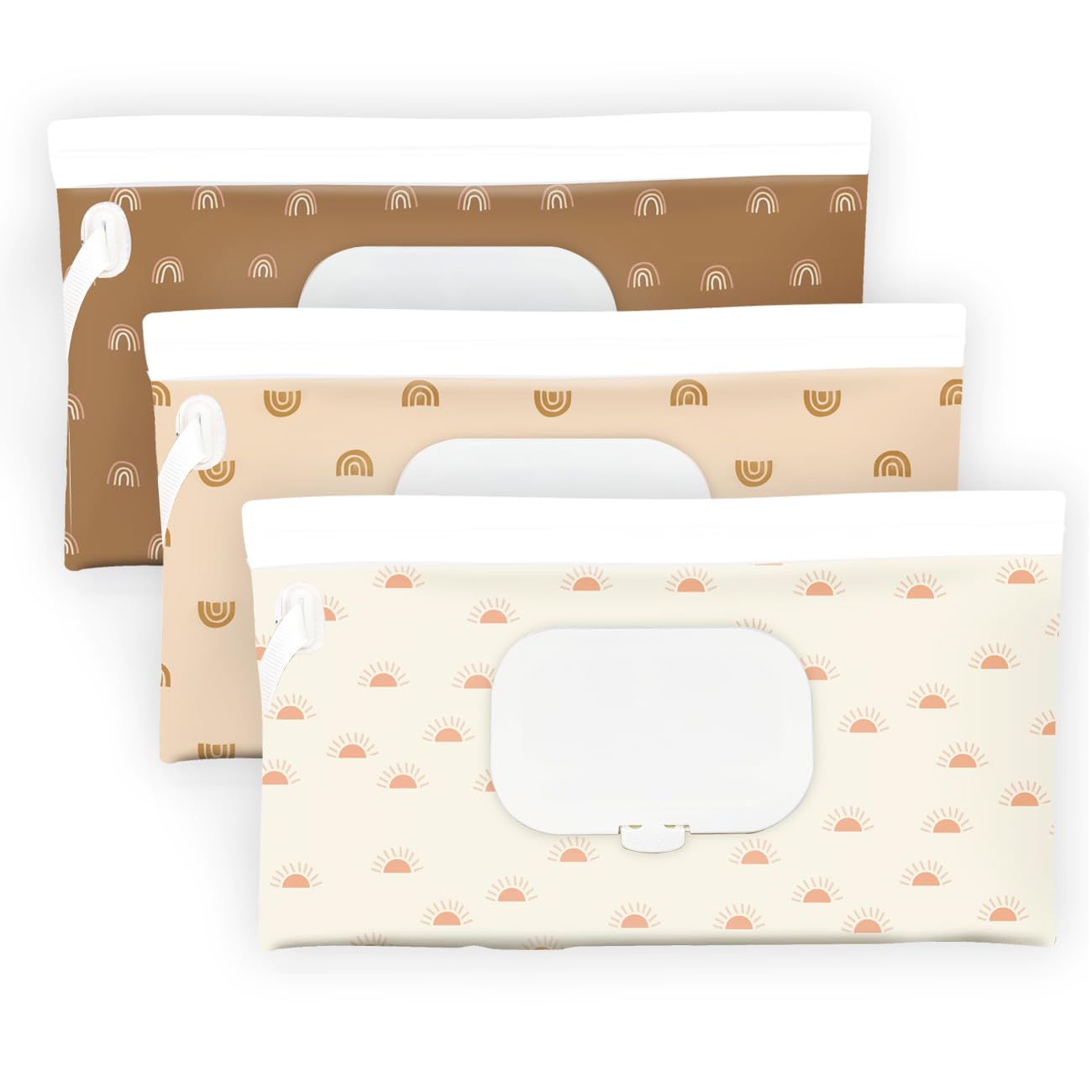 Lethooly baby wipe holder with bohemian pattern 1 keeps wipes dry on the go