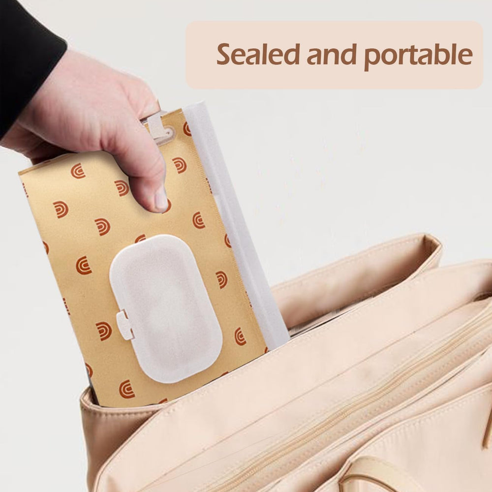 Lethooly wipe holder zipper flip-top refill for easy access