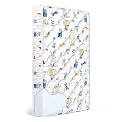Letmxiu Premium 5-inch crib mattress front view showcases sturdy support for safe baby sleep.