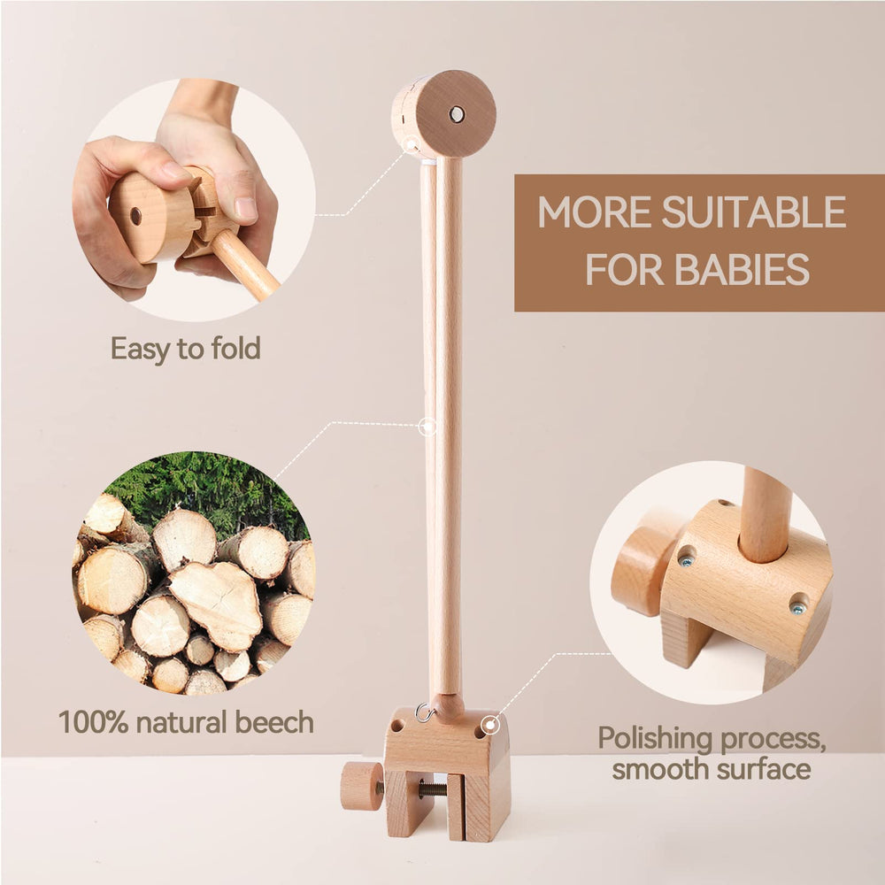 lets-make natural wood adds subtle nursery decor without clutter