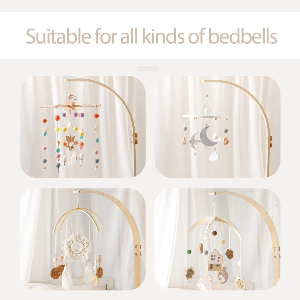 lets-make baby crib mobile arm height-28in supports optimal mobile placement.