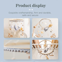 lets-make crib mobile handmade craft highlights natural materials and durable hand-stitching.