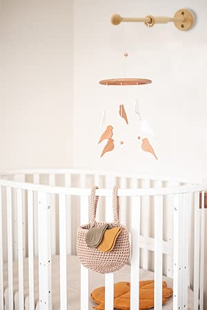 lets make nursery-decor natural beech image conveys warm, toxin-free finishing for nurseries.