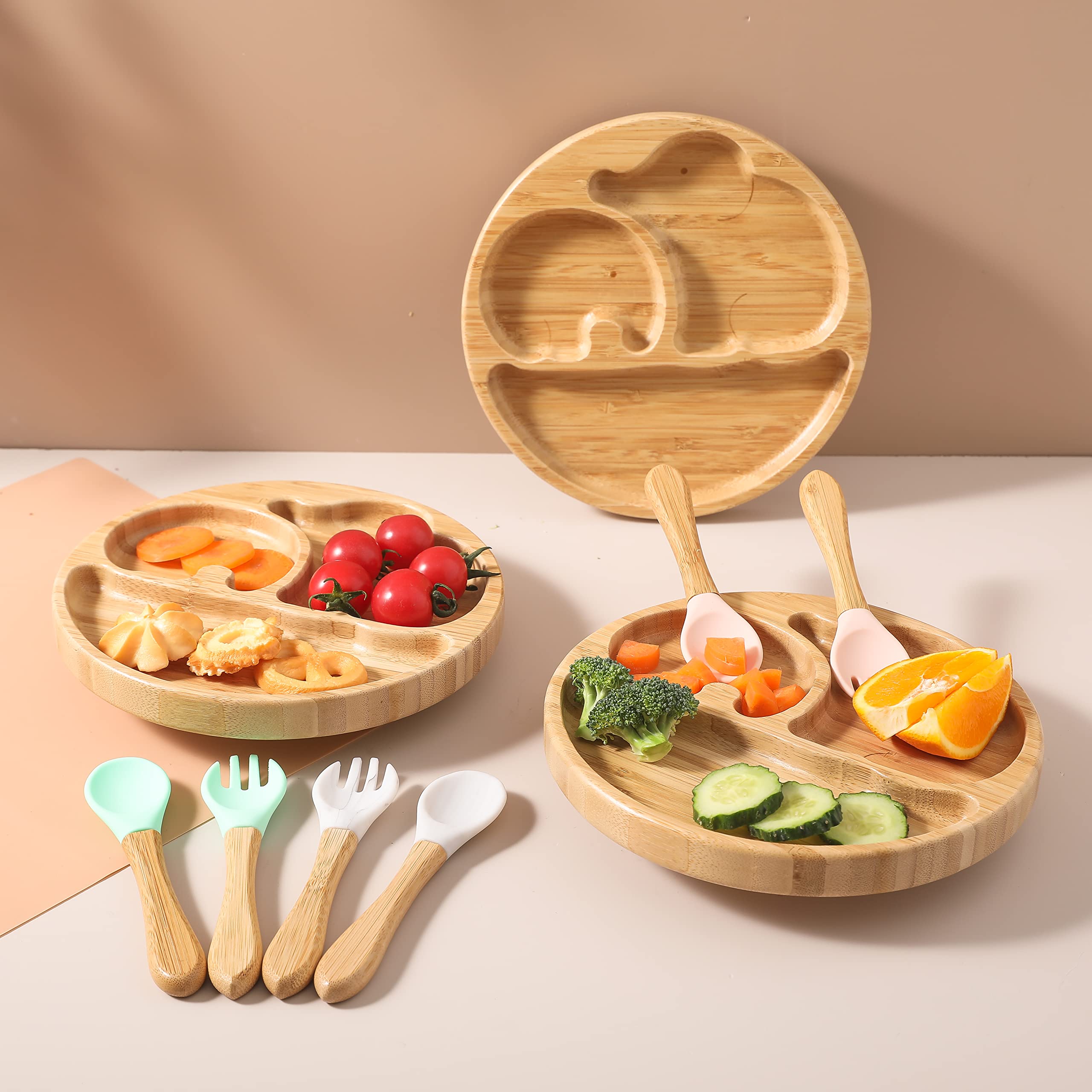 lets-make silicone fork with soft tip protects gentle mouths during feeding