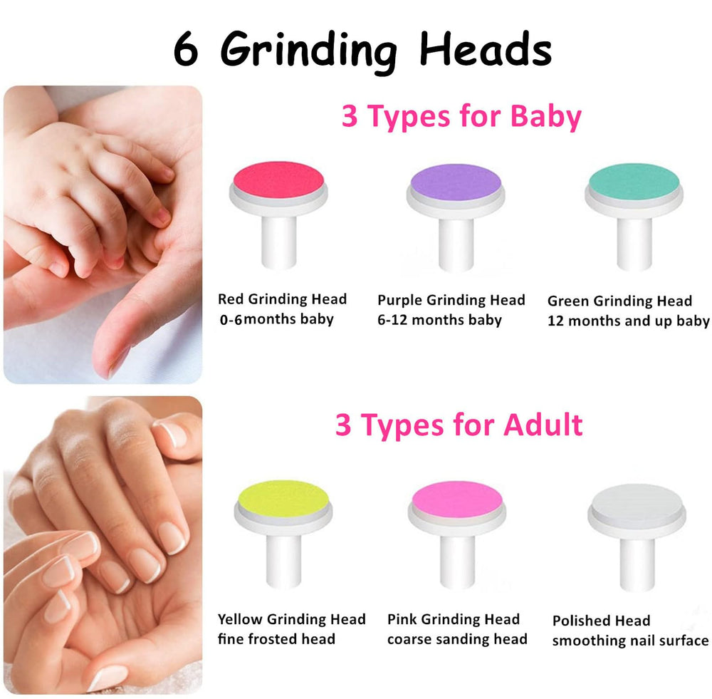 LETUENMI baby nail trimmer in quiet operation for sleeping babies.