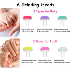 LETUENMI baby nail trimmer in quiet operation for sleeping babies.