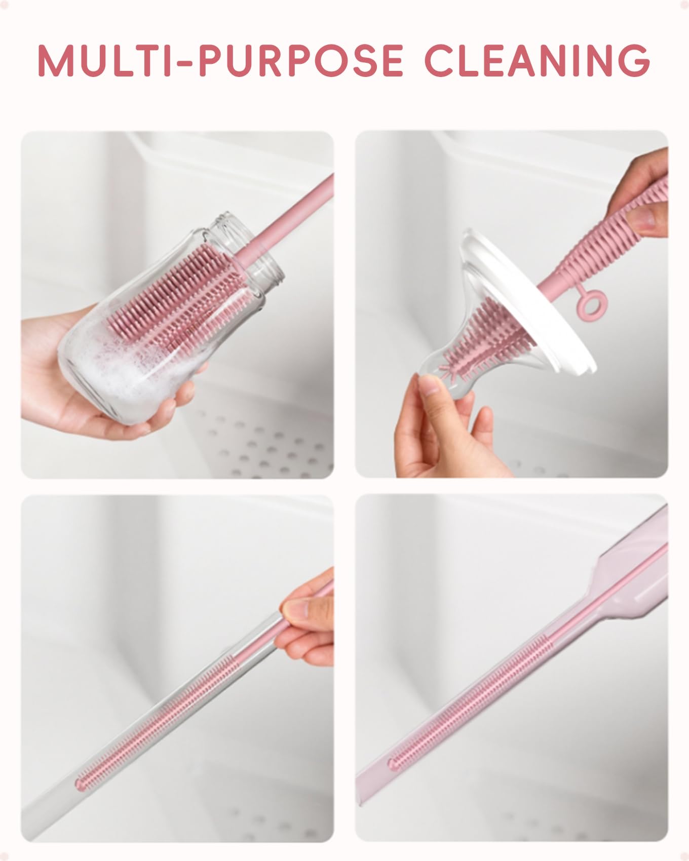Leucite brush head is dishwasher safe for easy cleanup