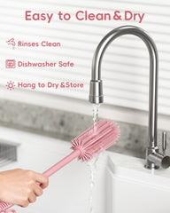 Leucite straw brush 6mm fits narrow straws for thorough cleaning