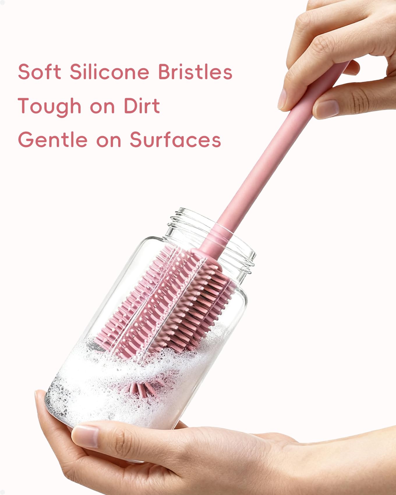 Leucite straw brush 8mm cleans wider straws and cups