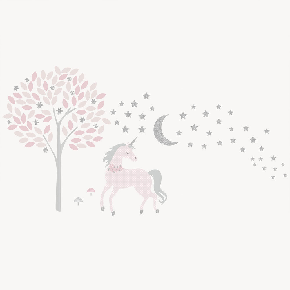 Levtex Baby Colette nursery color palette grey pink white inspires serene space