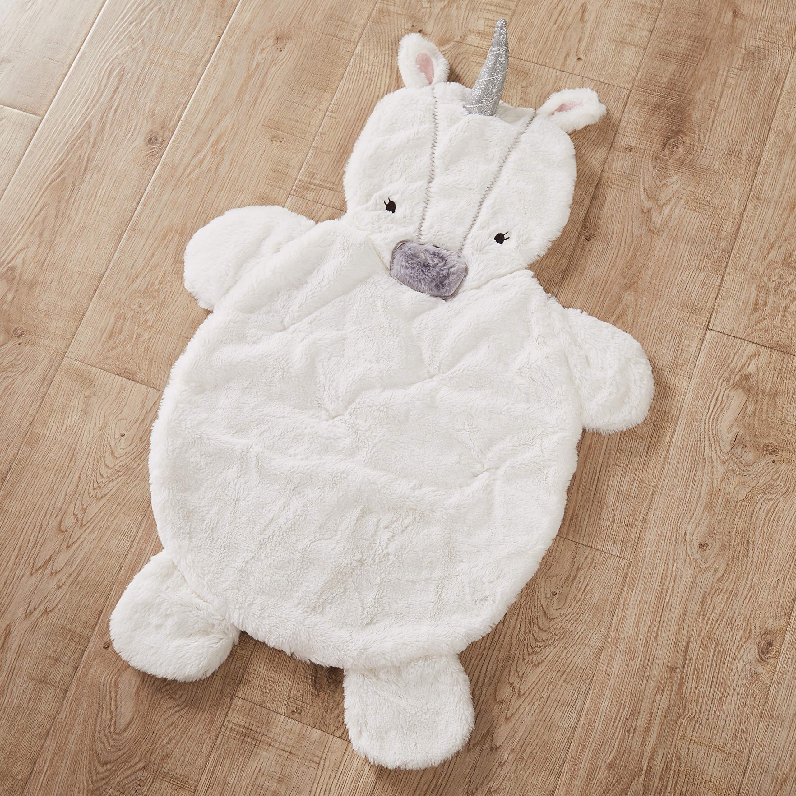 Levtex Baby Colette Playmat unicorn plush closeup for tactile tummy-time play