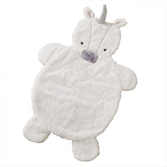 Levtex Baby Colette Playmat unicorn white pink grey plush floor comfort