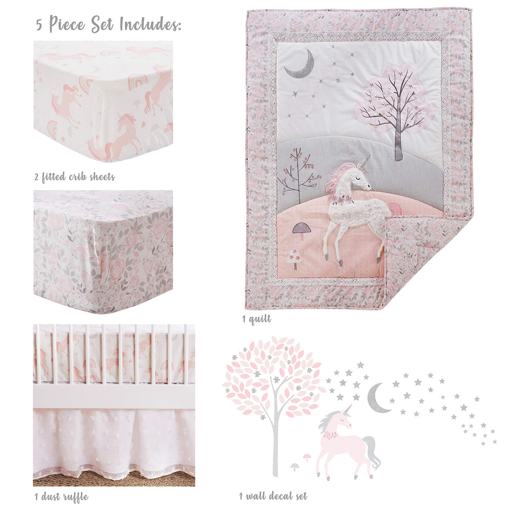 Levtex Baby Colette wall decal forest creates magical nursery atmosphere
