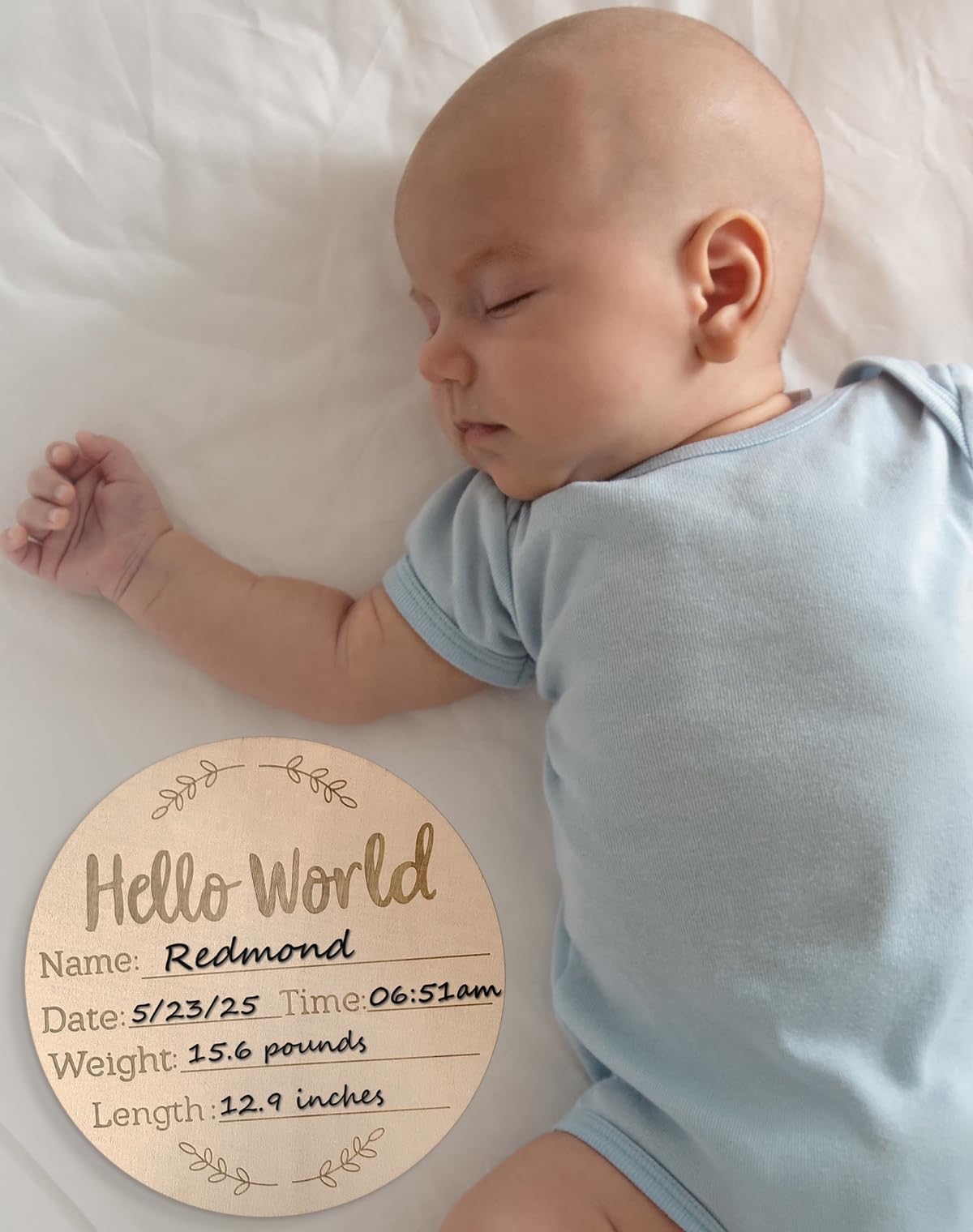 Lexaoyoo sign used as a baby shower and nursery prop for photos.