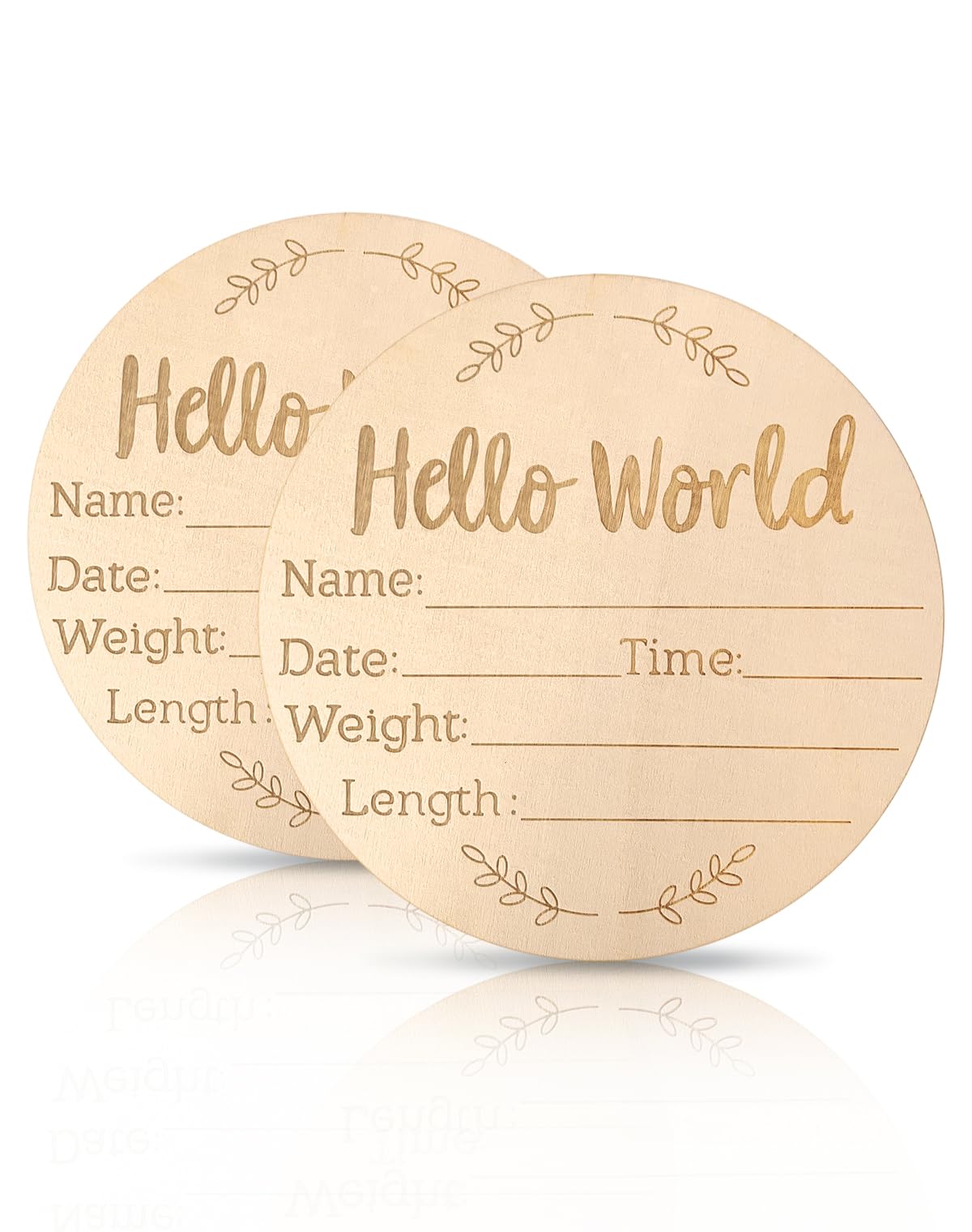 Lexaoyoo Hello World sign set on wall for warm nursery charm.