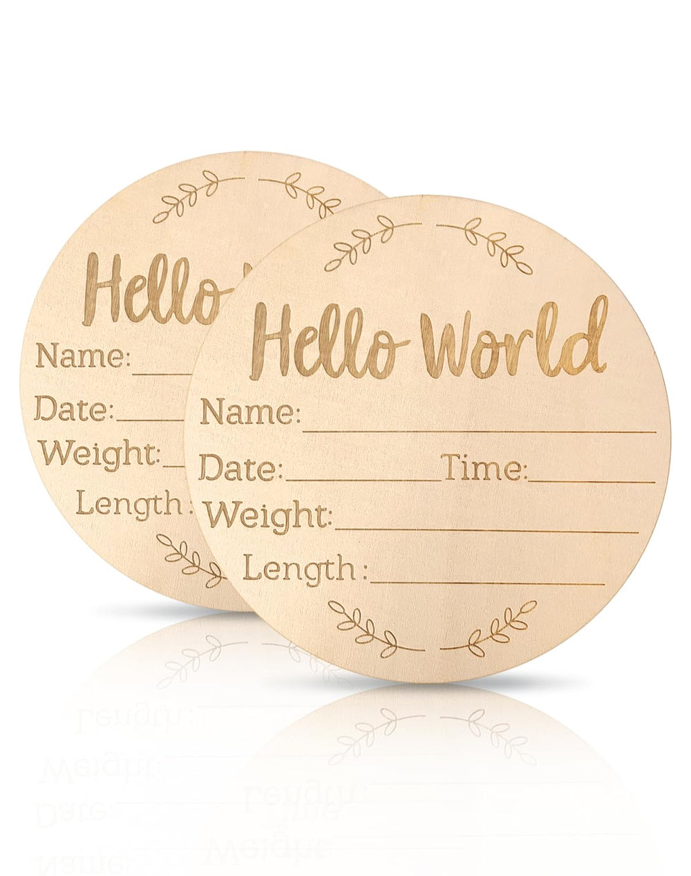 Lexaoyoo Hello World sign set on wall for warm nursery charm.