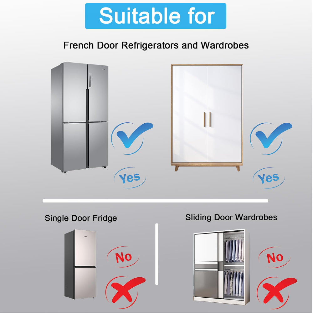 Lexng lock on cabinet illustrates versatile placement