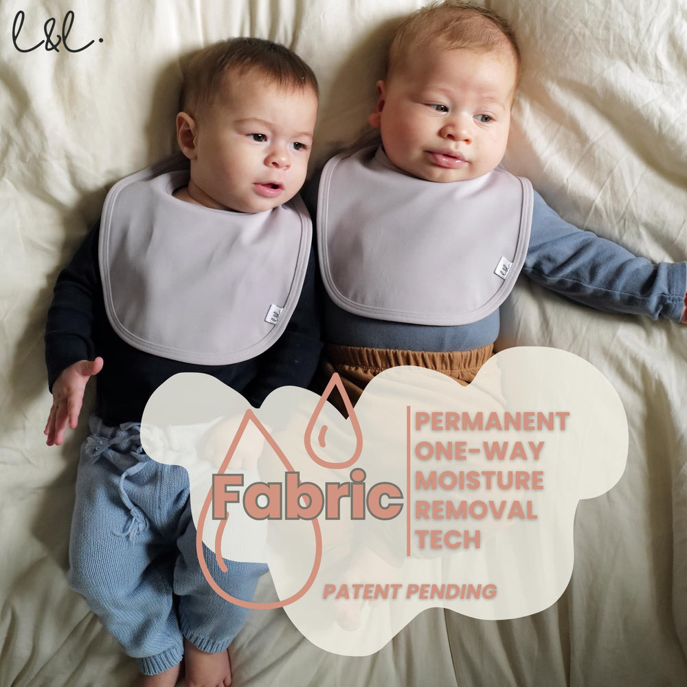 Leya & Lior StayDri bib pack tropical set offers three-pack convenience