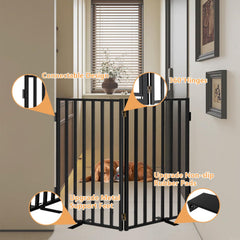 Lezbanz Full Metal Dog Gate with 360-degree hinges enabling flexible configurations.