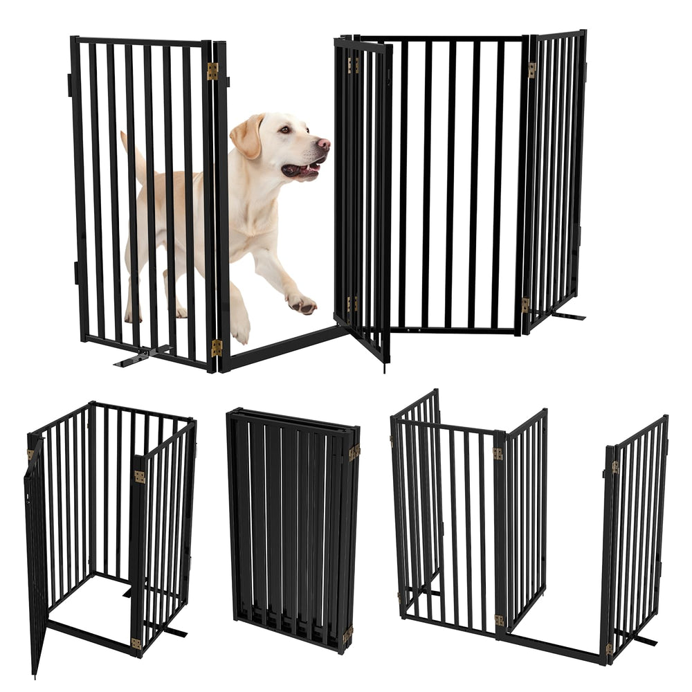 Lezbanz full metal dog gate straight panel for versatile room zoning.