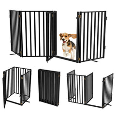 Lezbanz full metal gate front view highlights sturdy construction and rust-resistant finish for lasting use