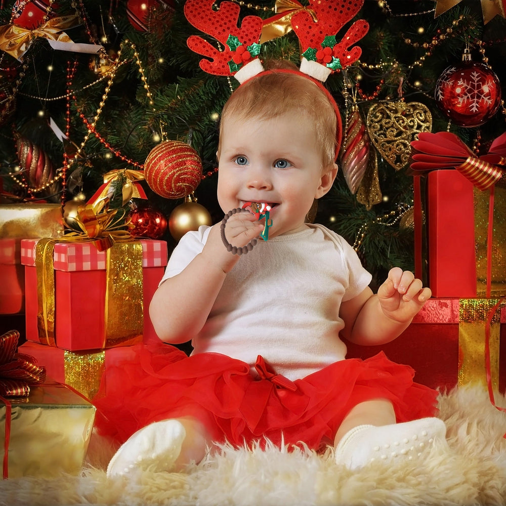 Leziazany baby-hands friendly teether supports easy grip and exploration