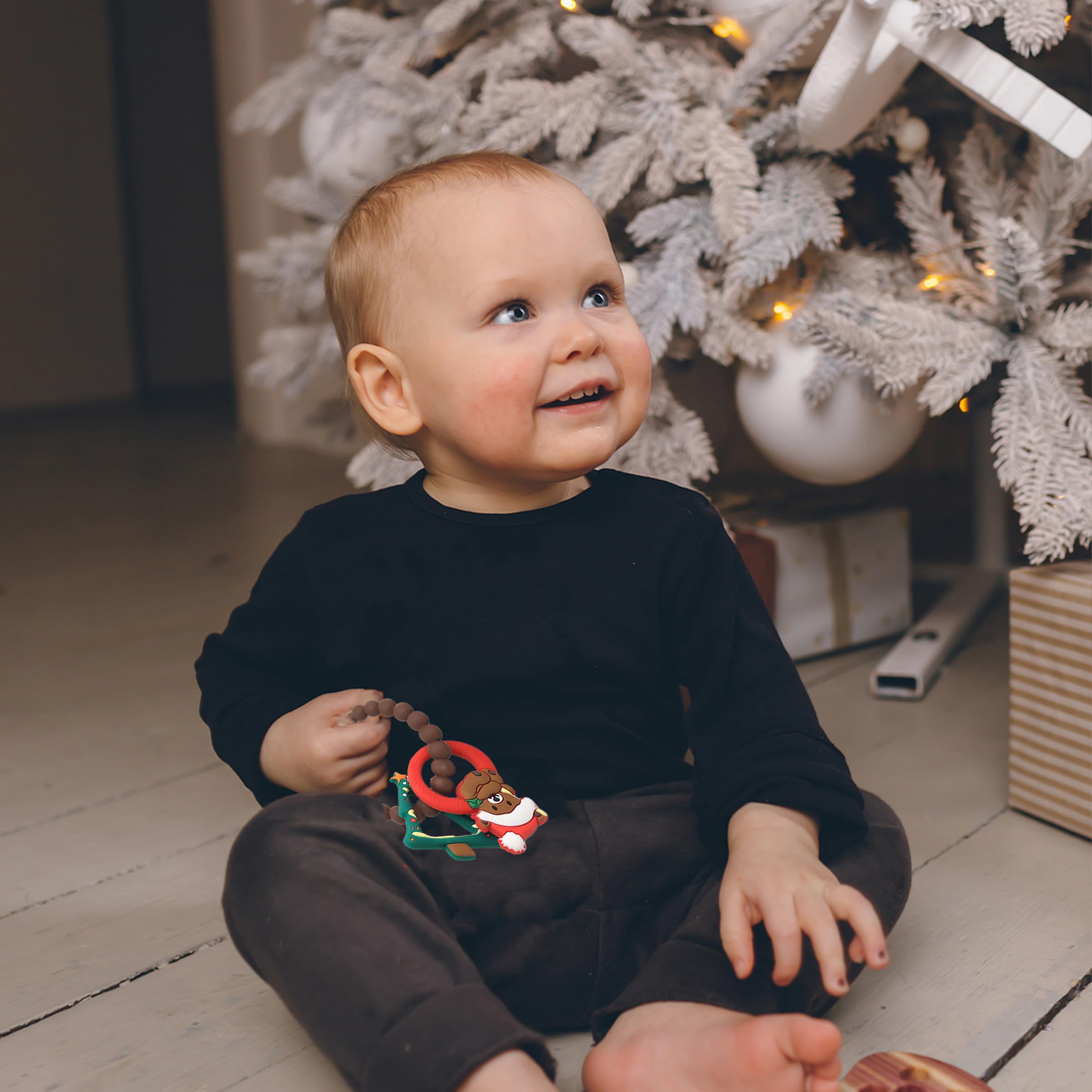 Leziazany Christmas gift teether offers thoughtful baby stocking filler