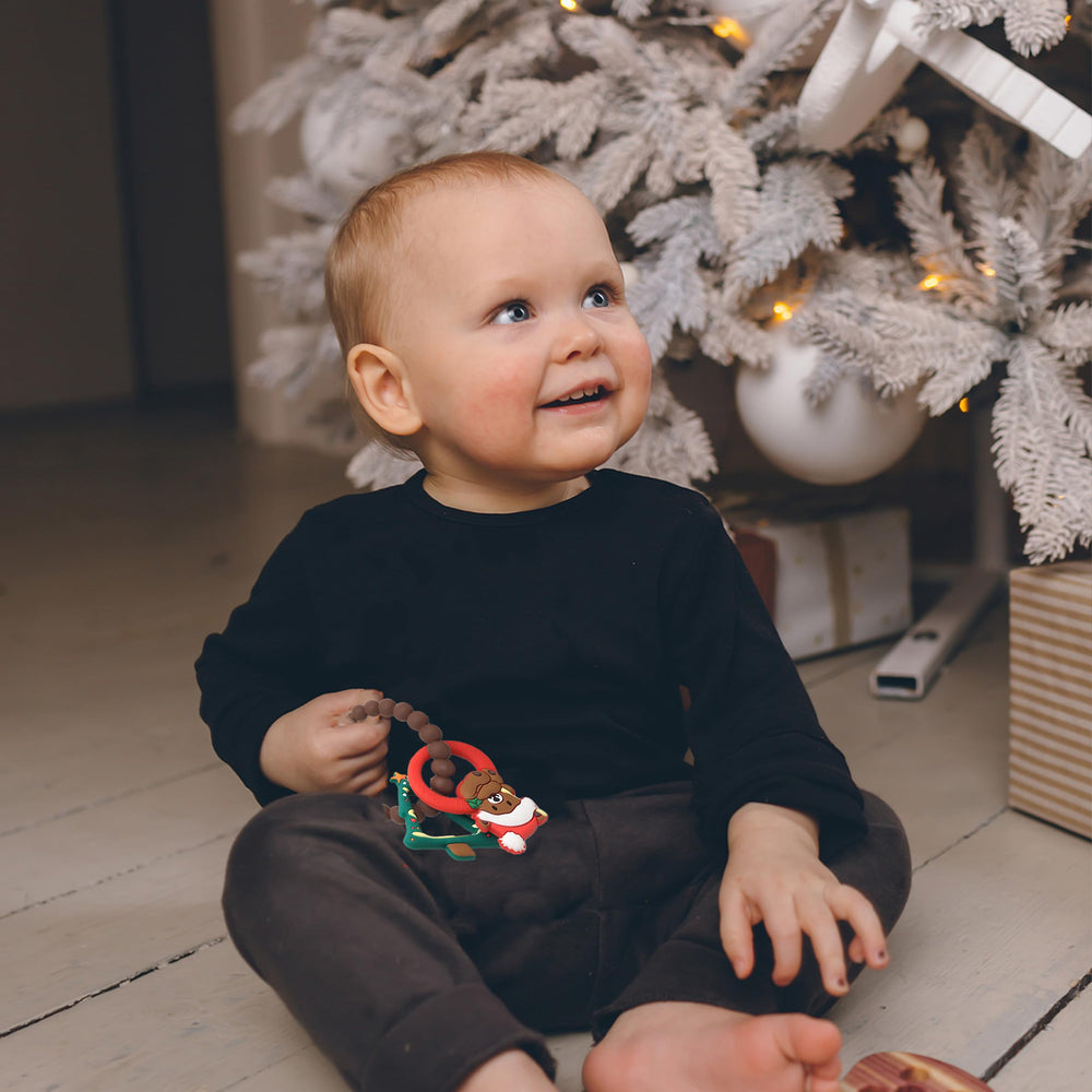 Leziazany Christmas gift teether offers thoughtful baby stocking filler