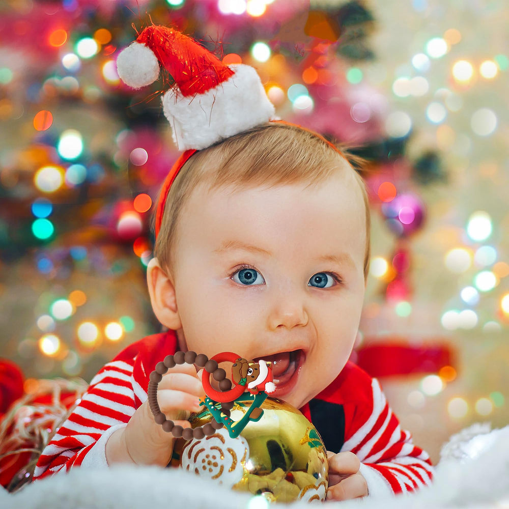 Leziazany Christmas teether set makes a charming stocking stuffer