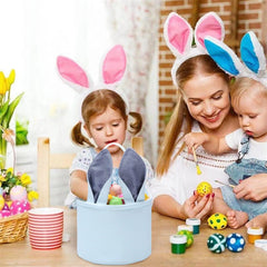 Leziazany Easter basket dimensions show top bottom and height
