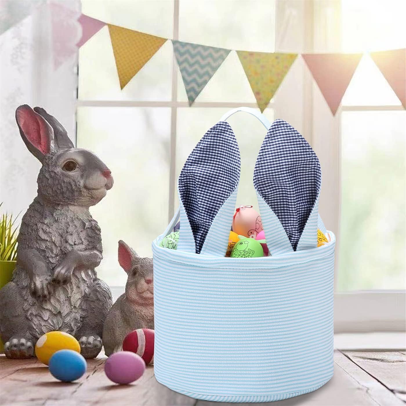 Leziazany Easter basket material care hand wash guidance