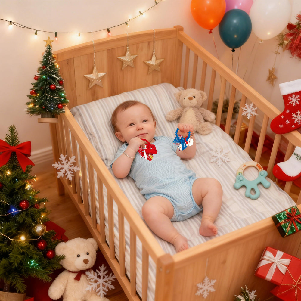Leziazany teether set easy to clean and sterilize.